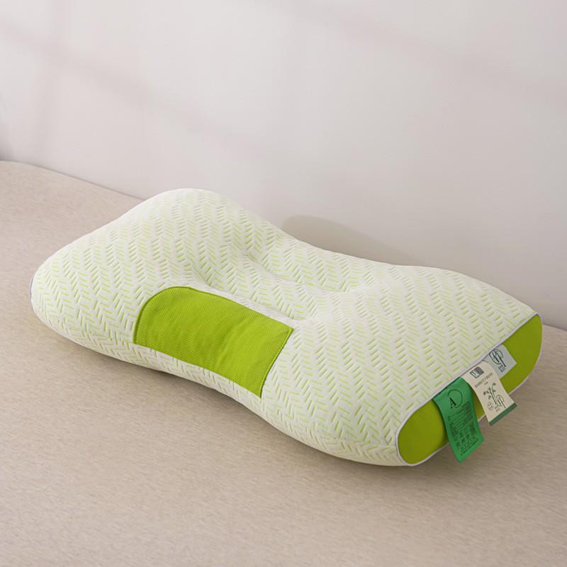 Bamboo Fiber Cervical Support Pillow Adults Single Person Orthopedic Neck Low Medium High Profile