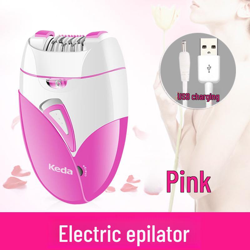 Épilateur rechargeable USB KEDA - Roue à clip pour l'épilation complète du corps et des aisselles