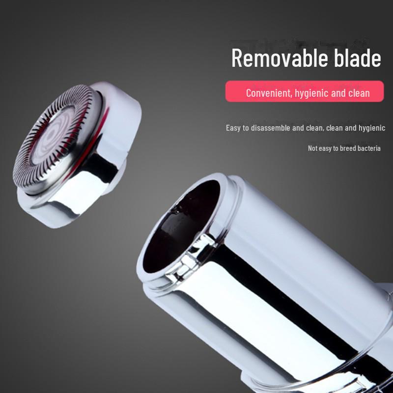 Women's Portable Electric Shaver: Lipstick Design for Leg, Armpit, and Bikini Area Hair Removal