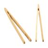 2 Pcs Wooden Food Toast  Salad Tongs  Toaster Sugar Ice Tea Tong Tea Clips Teaware  For Kitchen Teaware Accessories