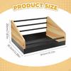 Vinyl Record Storage Holder LP Bedroom Rustic Tabletop Study Sturdy Versatile Home Anti Slip