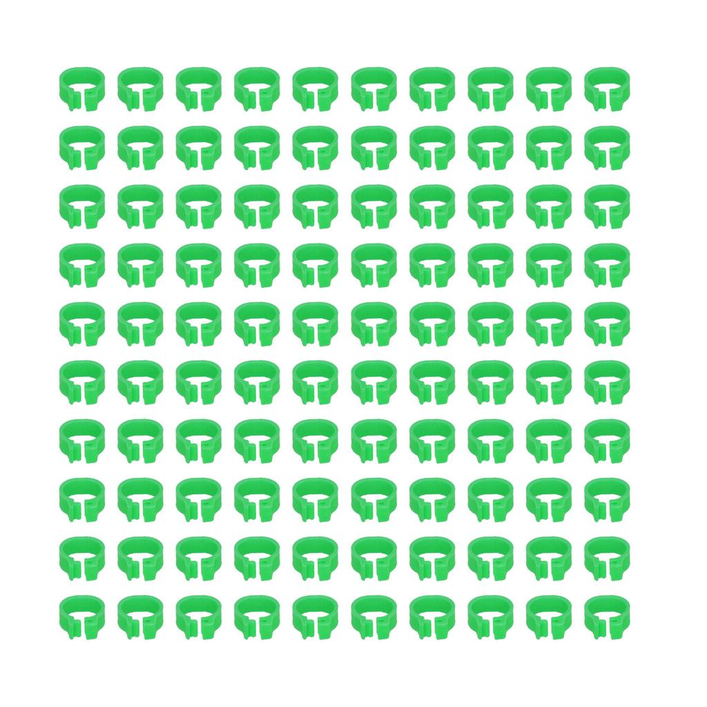 100PCS 8mm Pigeons Identification Leg Rings Poultry Leg Bands No Words Pigeons Supplies