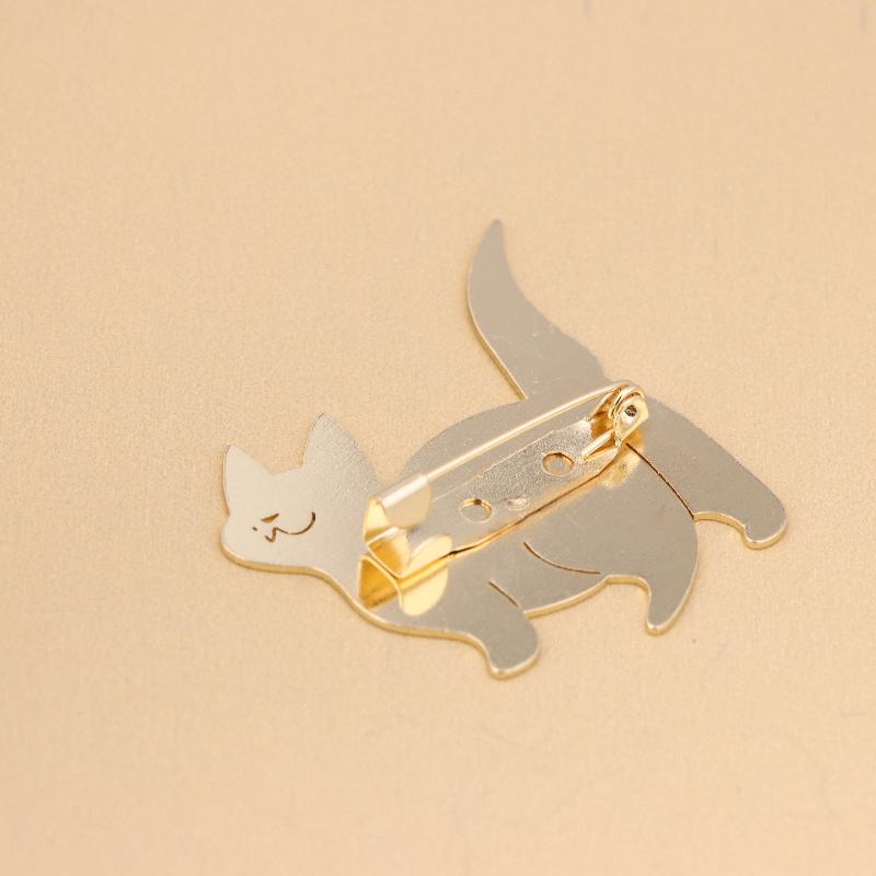 Fashion Punk Style Cat Fish Fox Badge Men'S Suit Collar Pin Animals Brooch Suit Wedding Jewelry Gift