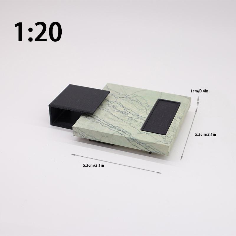 1/20 1/25 Dollhouse Simulation Sofa Tea Table Model Dollhouse Mini Furniture Decoration Dolls House Living Scene Ornament