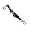 2pcs Balck Auto Ratchet Strap Self Winding Luggage Fixing Strap Durable Tie Down Strap  Trailer