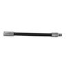 Wrench Extension Rod Bendable Universal Flexible Shaft Sleeve Extension Bar for Factory Workshop Black