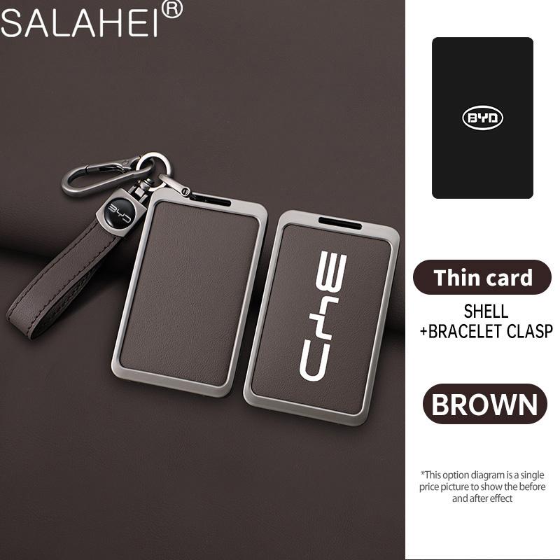

Car Keyless NFC Card Key Case Cover Bag For BYD Tang DM Han EV Song PRO Qin PLUS DMI Protector Holder Shell Keychain Accessories