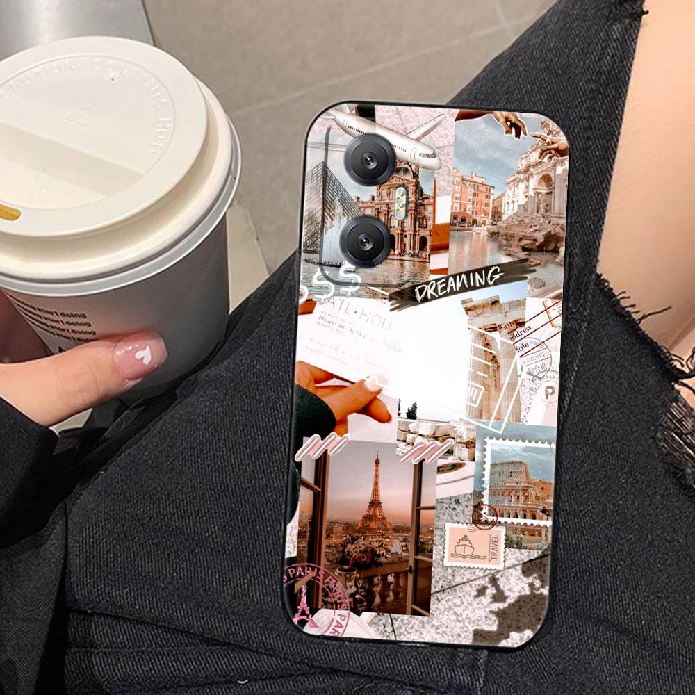 

Travel Plane Airplane Cover Phone Case For Infinix HOT 60 50 10 10I 10S 11 12 12I 20I 20S 30I ZERO X 20 30 40 Silicone Case Capa Infinix ZERO20