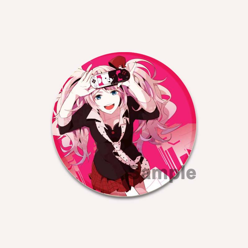 32/44/58MM Inferenz Abenteuer Spiel Anime Broschen Danganronpa HD Print Abzeichen Rucksack Kragen Cartoon Revers Pins Schmuck Geschenke Zubehör