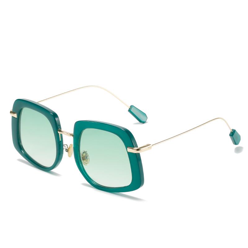 2021 Milan Fashion Show Colorful Oval Sunglasses - European & American Trend Inspired by Miu