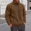 Men's Full-Zip Jacket Color Casual Long Sleeve Fall Winter Outerwear
