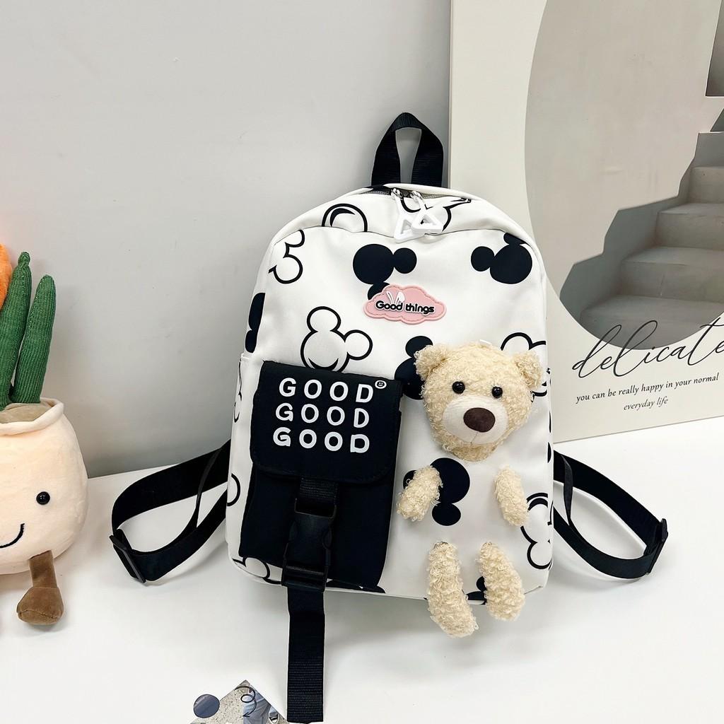 Colorful Animal Pattern Toddler Backpack Lightweight For School And Preschool