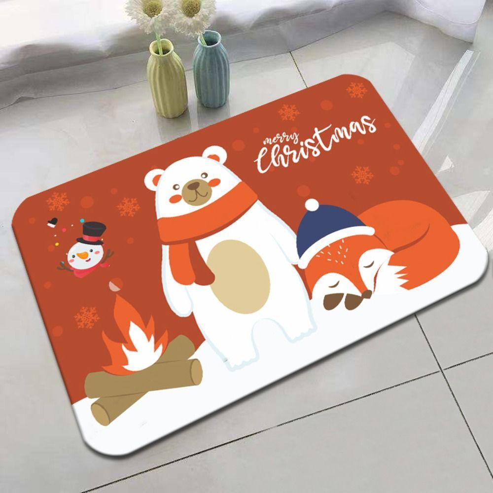Christmas Decorations Christmas Mat Non-slip Gnome Door Mat New Outdoor Carpet  Home