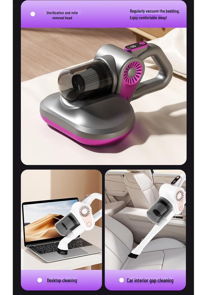 4-in-1 Portable Wireless Vacuum Cleaner with Super Strong Suction and Integrated Mop for Household Cleaning