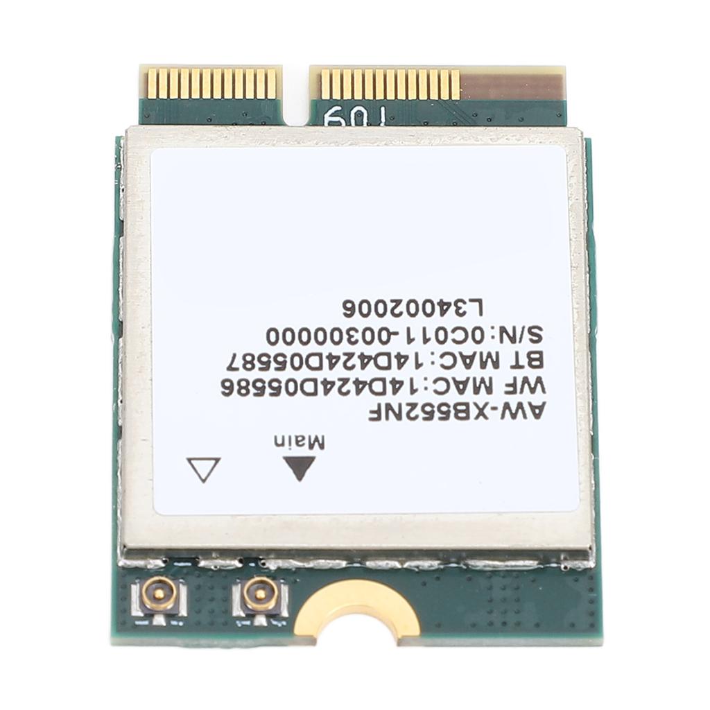 MT7902 Wireless Network Card Module 2400Mbps 2.4GHz 5GHz 6GHz Tri Band Bluetooth 5.2 M.2 Network Adapter for Laptop PC