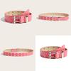 Punk Design Star Shape Pu Belt With Double Pin Closure For Street Style