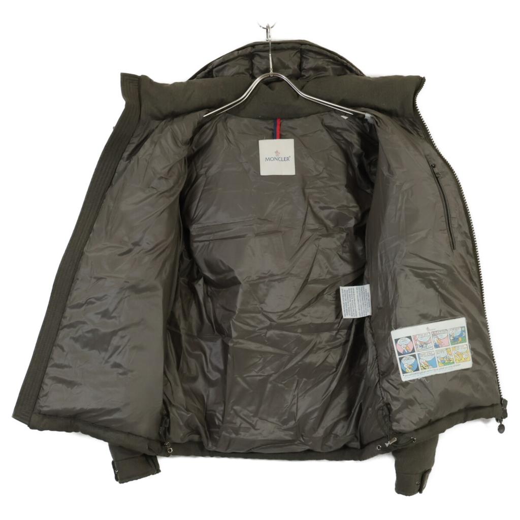 Moncler MONTGENEVRE Montgenevre Wool Down Jacket Jacket 1 khakiUsed