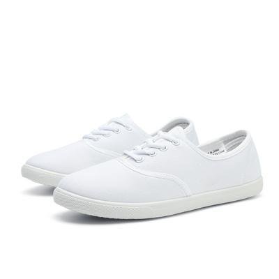 Móda 2025 Šněrovací boty Dámské Velká velikost 42 Plátěné Ležérní Off White Boty Prodyšné Odolné proti opotřebení Slip Platform Vulkánové boty