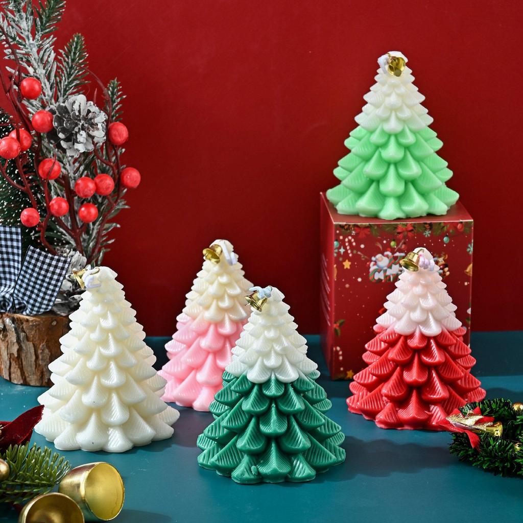 Christmas Tree Scented Candle Gift - Creative Aroma Candle for Holiday Decoration & Birthday Souvenirs