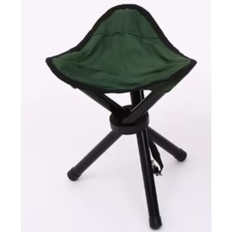 Camping Convenient Folding Triangular Folding Stool, Camping Chair, Three-legged Folding Camping Chair, Tripod Stool