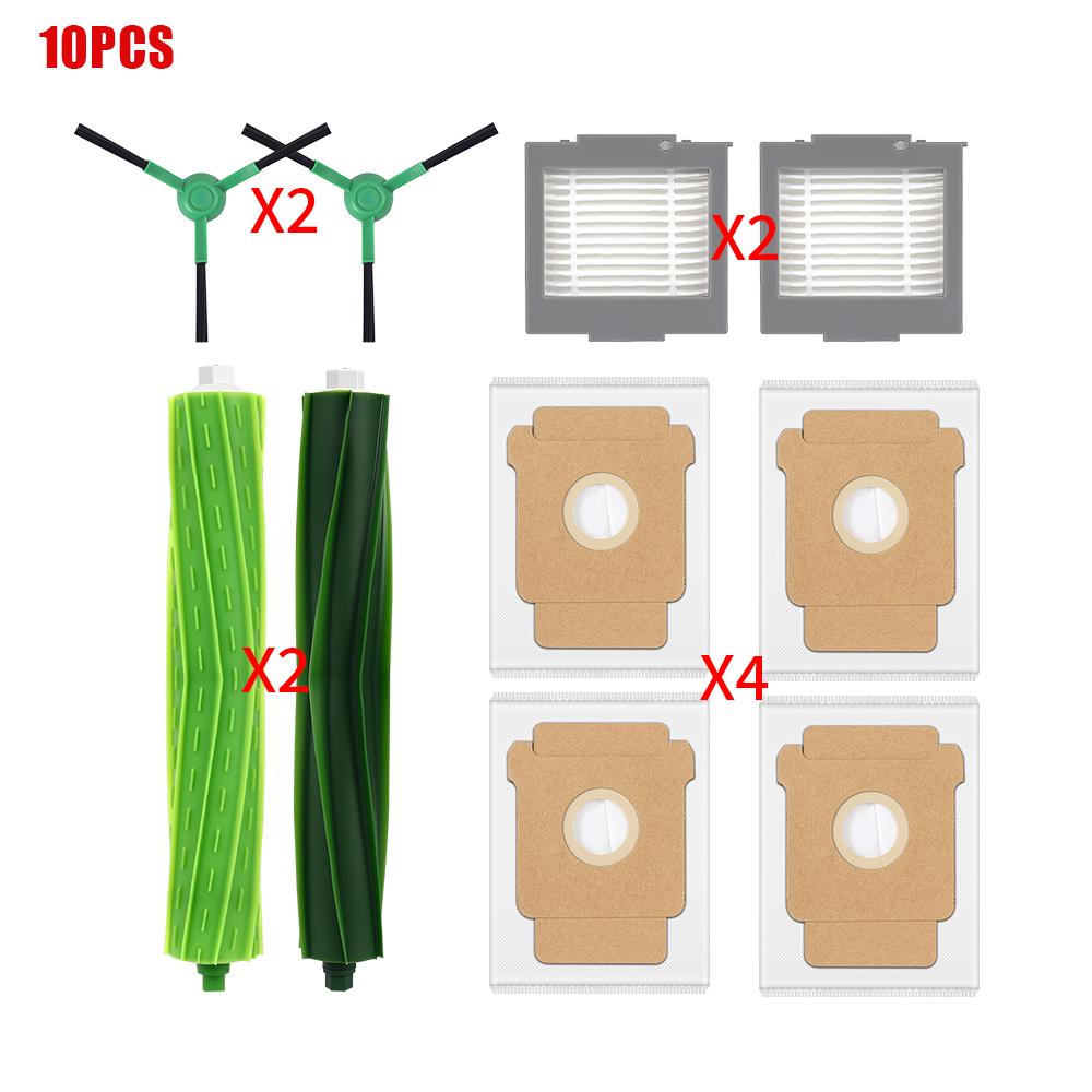 For iRobot Roomba Max 705 Vac Plus 504 Vac Vacuum Cleaner Roller Brushes Hepa Filters Dust Bags Accessories Replacement Kit Part