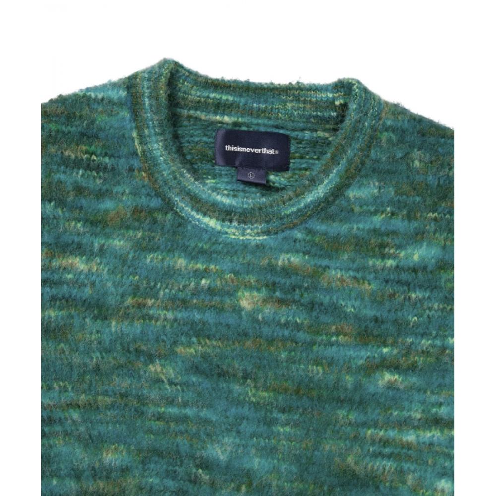Thisisneverthat Static Knit Sweater Green