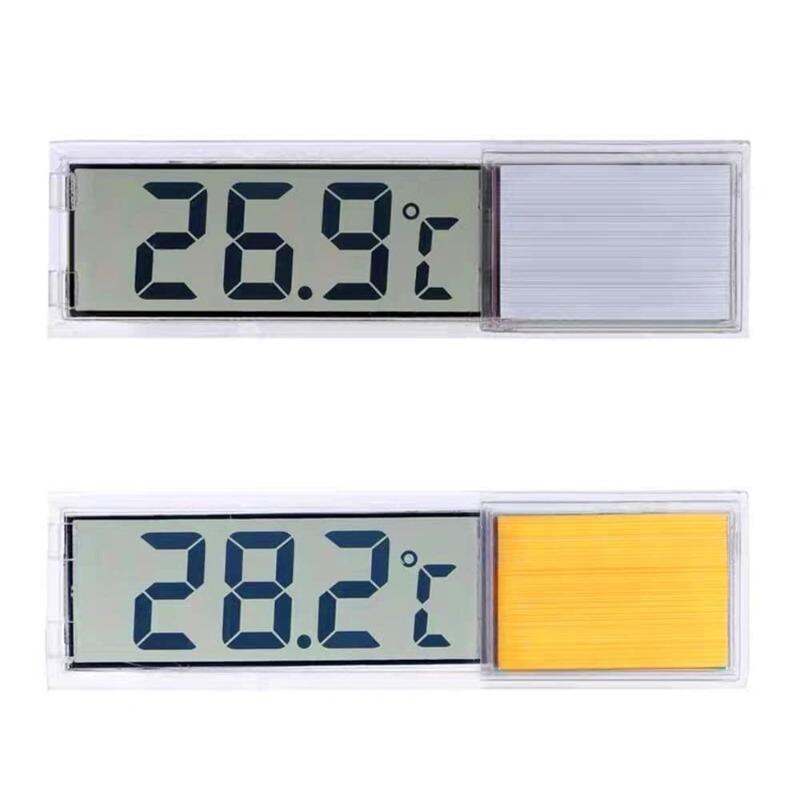 1pcs Aquarium Thermometer Electronic LCD Digital Fish Tank Temperature Measurement Fish Tank Temp Meter Aquarium Accessories