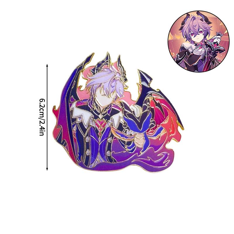 Genshin Impact Badge Decorations Flins The Starry Sky Railway Badge Cyrene Badges Accessories Game Merchandise High Quality Toys