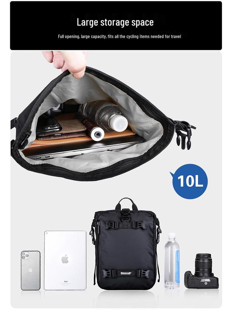 Rhino Walk Motorcycle Rear Seat Bag Set - Mother-Child Combo, Hanging & Side Bags, Best Seller.