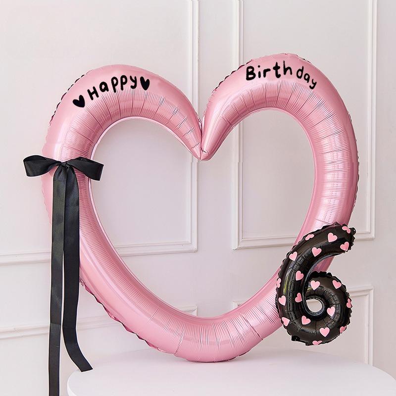 32inch Gold Rose Blue Silver Number Aluminum Film Balloons Digital Baby Shower Christmas Wedding Happy Birthday Party Decoration
