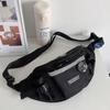 Japanese Workwear Style Messenger Bag: Versatile Men's Waist, Shoulder, & Chest Bag for Sport, Cycling & Casual Use