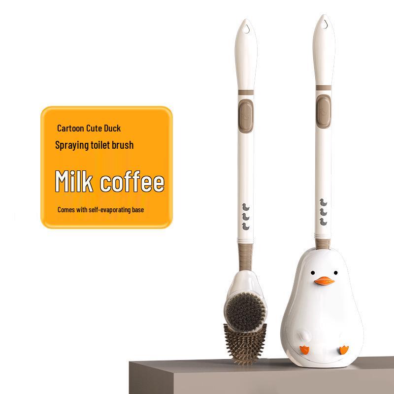 

Маленький желтый утенок силиконовая туалетная щетка - Настенная, С распылителем, Полная очистка с подставкой