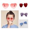 Trendy Heart-shaped Metal Eyewear With Ocean Lenses For Women Perfect For Parties And Performances