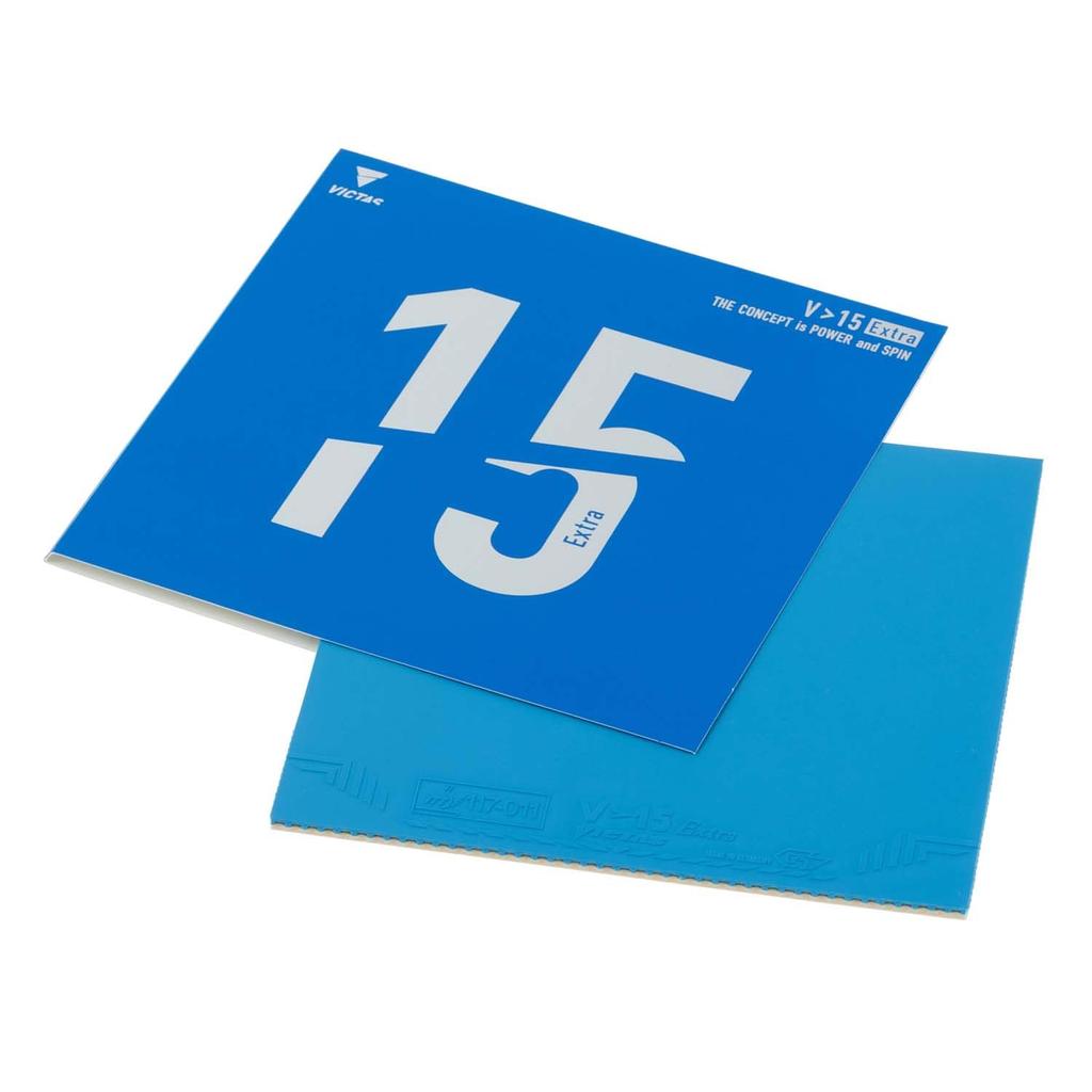 VICTAS Table Tennis Rubber Extra Inverted High Energy Tension Offensive Blue 020461 V>15 2.0