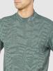 Golf Short Sleeve Mock Jacquard Midsummer 52MA1010 2XL [Mizuno] Wear, Shirt, Neck, Pattern, Breathable, Protection, Men's Khaki,