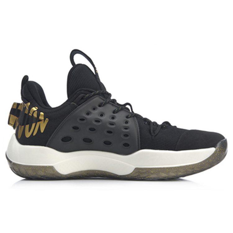 2018-2019 Season CBA Champion Shoes Glory Edition - Black/Gold | LINING Sonic VII LOW Sneakers ABAP033-7