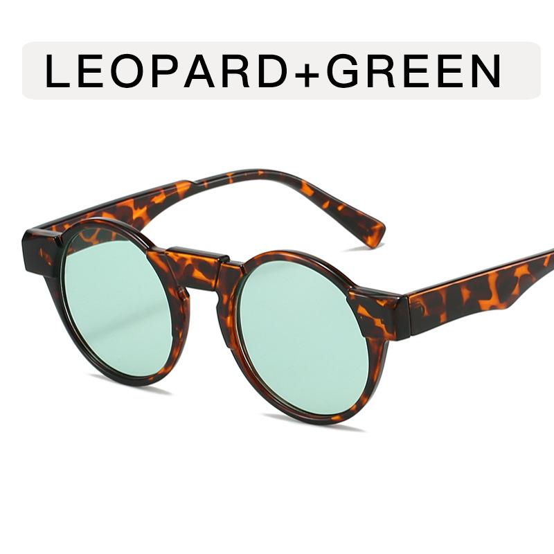 Fashion Round Shape Sunglasses for Women Vintage Stylish Anti-glare Men Sun Glasses Travelling Hiking Women Sunglasses