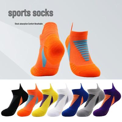 Men's Thick Terry Ankle Sports Socks for Autumn/Winter - Short Tube Elite Basketball Socks Trend.