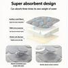 Thickened Bathroom Mat Fiber Carpet, Bathroom Living Room Anti Slip Mat, Pebble Floor Mat, Household Non-slip Entry Mat
