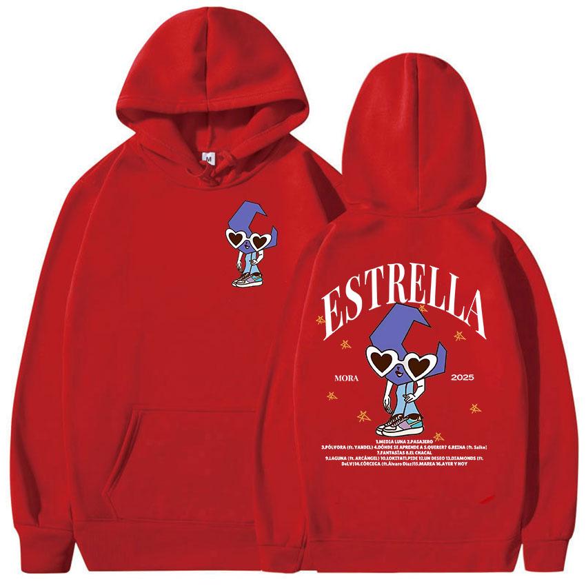 Singer Mora Tour  Fans Hoodie Men Women Loose Fleece Fashion Pullover Sweatshirt High Quality Autumn/Winter Oversized Hooded