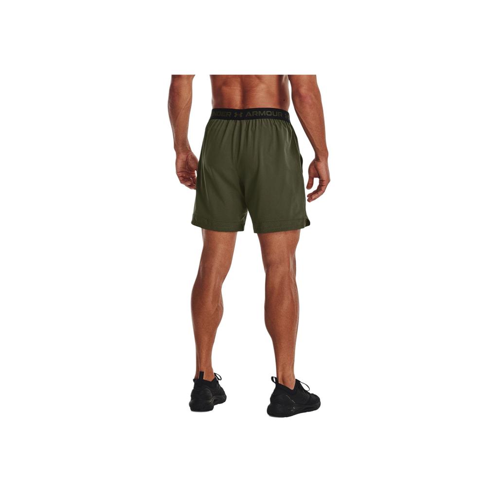 Under Armour UA Vanish Letter Logo Print Mid-Rise Casual Shorts Men shorts Olive 1373718-390