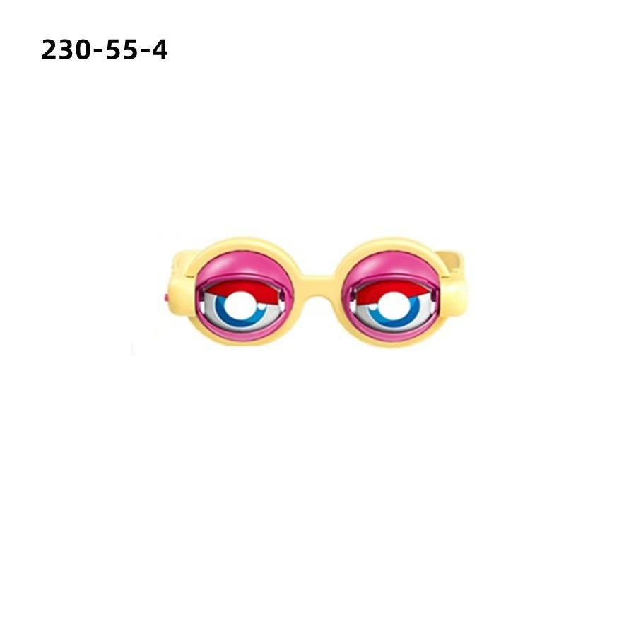 Cartoon Prank Blink Glasses: Pull-String Novelty Toy for Kids
