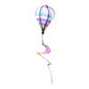 Rotating Design Hot Air Balloon Colorful Design Transparent Material Rainbow Windmill Glitter Effect Bright Film Garden Windmill