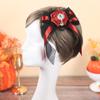 Elegant Black Bows Veil Headpiece For Halloween Parties Costume Accessories Cosplays Headbands Fashion Hair Clip