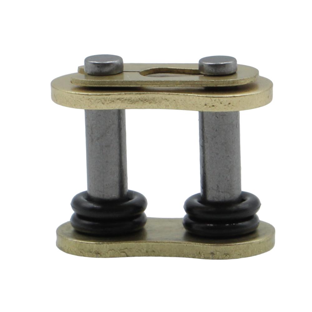 Motorcycle Gold Oil Seal Chain Buckle 428 520 525 530 with O-ring Chain Lock Motorcycle Buckle Connecting Rod Chain Joint Chain