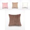 Cover Only Luxurious Plush Faux Rabbit Fur Pillow Cover Soft Cushion Cover For Sofa In Modern Style