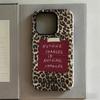 Luxury Clmj Fashion Leopard Print Phone Case for iPhone 17 16 15 14 13 12 11 X XS XR Air Pro Max Plus Double-layer Back Cover