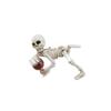 Miniature Skeleton Plant Pot Hugger Resin Halloween Garden Ornament Flowerpot Edge Hanger  Kids