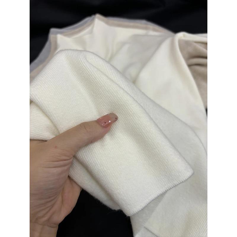 Spring temperament comfortable casual and thin stand-up collar long-sleeved knitted sweater women's fashion age-reducing sweater