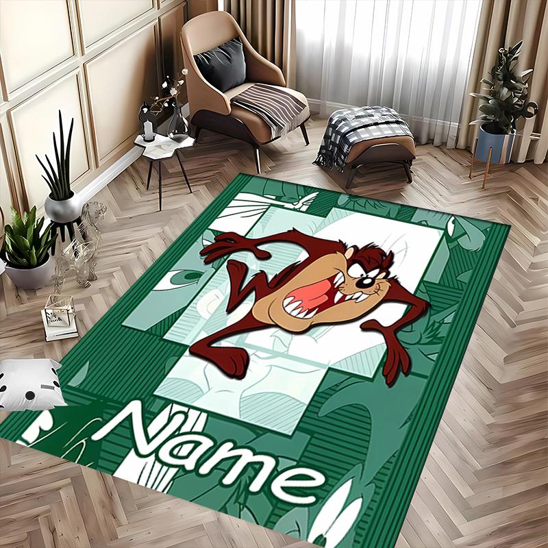 Custom personalization Taz-Mania Area Rug - Perfect For Kitchen, Bathroom,Laundry Room Decor Large Size Available,Gift All Seasons